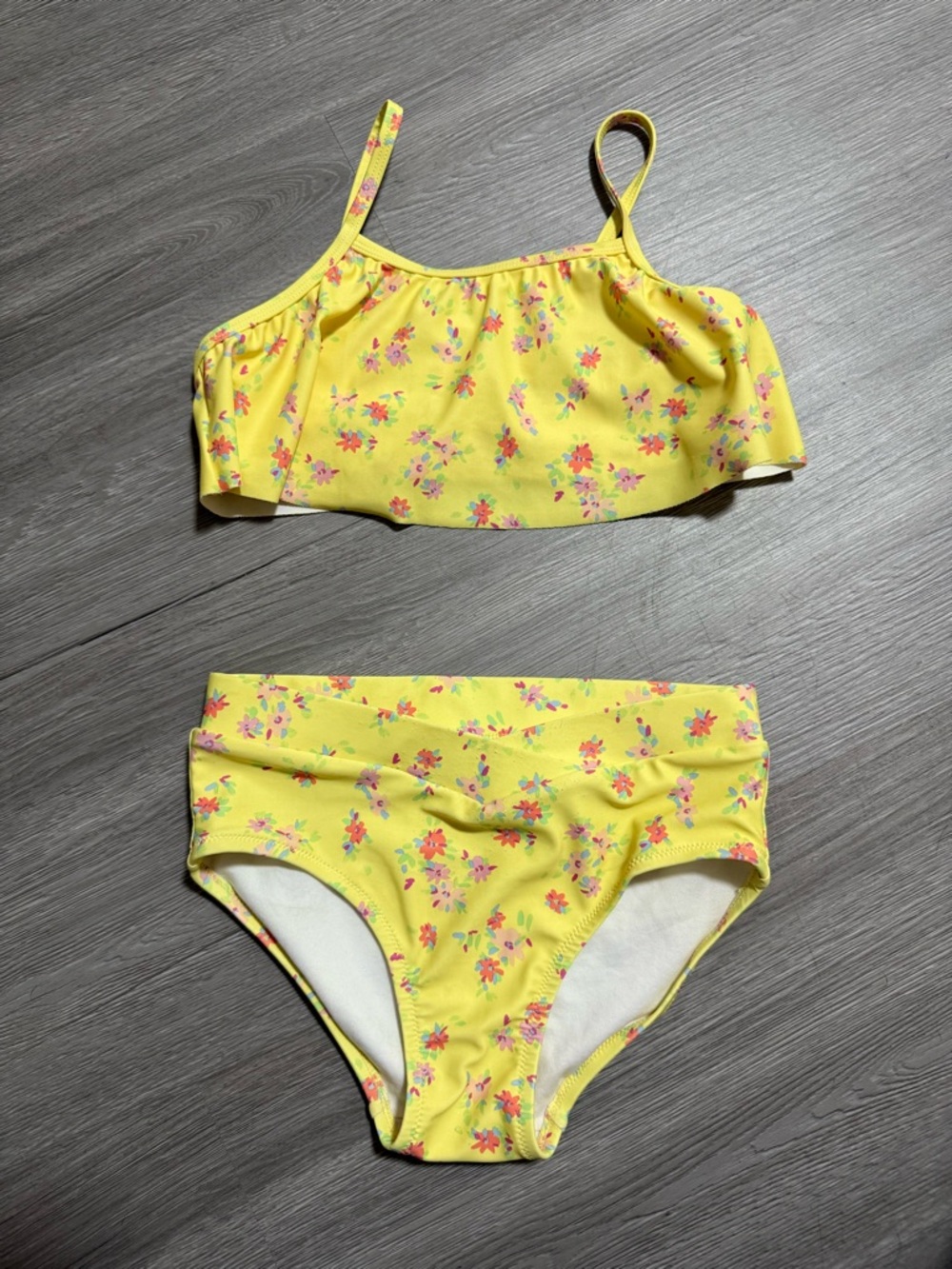 Carter's Yellow Floral Girls' Bikini Set